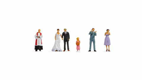 Noch 36862 - Figure Set - Bride and Groom (N Scale)