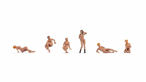 Noch 36949 - Figure Set - Nude Models (N Scale)
