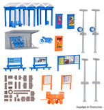 38108 - Around The Station Deco Set (HO Scale)