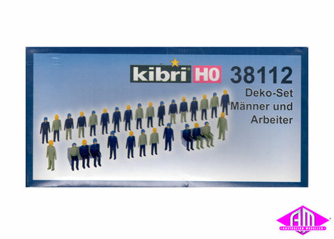 38112 - Figures - Men & Workers (HO Scale)