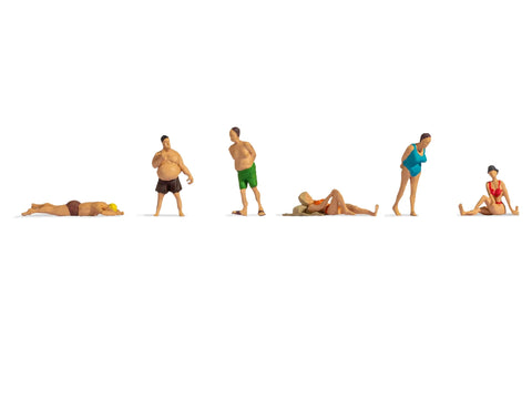 Noch 38300 - Figure Set - Bathers (N Scale)