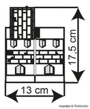 Kibri - 38389 - Town House with Factory Annexe Kit (HO Scale)