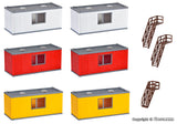 38627 - Building Containers - 6pc (HO Scale)