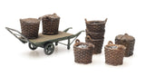 Artitec - Platform Cargo: Fishing Baskets with Cart (HO Scale)