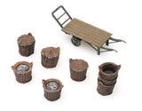 Artitec - Platform Cargo: Fishing Baskets with Cart (HO Scale)
