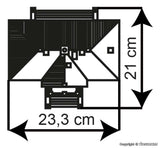 Kibri - 38749 - Court Building Kit (HO Scale)