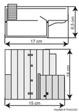 Kibri - 39096 - Stable Kit with Cattle-Loading (HO Scale)