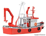 39154 - Fire Fighting Boat Kit (HO Scale)