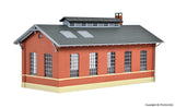 Kibri - 39307 - Loco Shed Kit - Single Track (HO Scale)