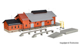 Kibri - 39462 - Freight Shed Kit with Extra Loading Platform (HO Scale)