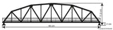 39700 - Steel Arch Bridge Kit - Single Track (HO Scale)