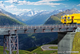 Kibri - 39705 - Steel Girder Bridge Kit - Straight - Single Track (HO Scale)