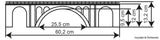 Kibri - 39720 - Hölltobel-Viaduct Kit - Single Track (HO Scale)