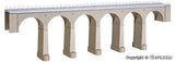 Kibri - 39724 - Aachtal-Viaduct Kit with Ice Breaking Pillars - Single Track (HO Scale)