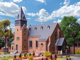 Kibri - 39766 - Church with Wall in the Westerwald Kit (HO Scale)