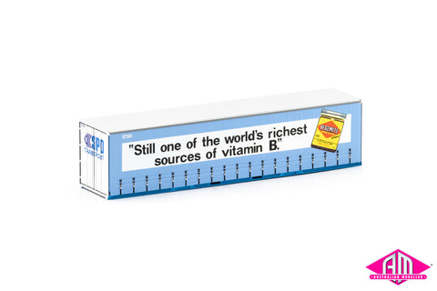 40' Curtain Side Container Vegemite twin pack 40CS-27