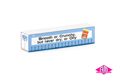 40' Curtain Side Container Peanut Butter twin pack 40CS-28