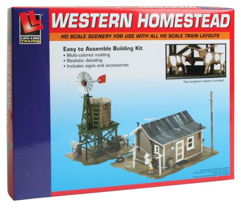 433-1338 - Western Homestead Kit (HO Scale)