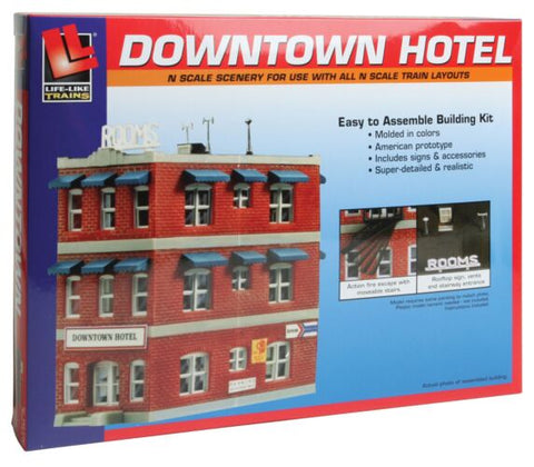 433-7482 - Downtown Hotel Kit (N Scale)