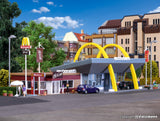 43635 - McDonalds Restaurant with McCafe (HO Scale)
