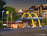 43635 - McDonalds Restaurant with McCafe (HO Scale)