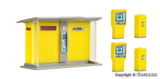 Vollmer - 43777 - DHL Pick-Up Station with Letter Boxes and Stamp-Machine (HO Scale)