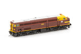 NSW 44 Class Locomotive 4453 MK1 Indian Red with Red Lining, Duck Egg Logo, Single Marker Lights & GCM Plate (44-4) HO Scale