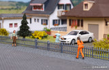 Vollmer - 45008 - Iron Fence - Aluminium Coloured (HO Scale)