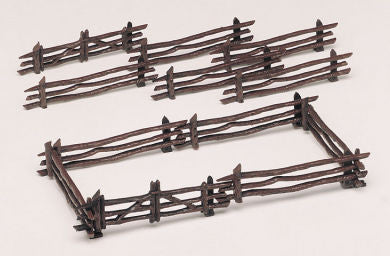 45984 - Rustic Fence (O Scale)
