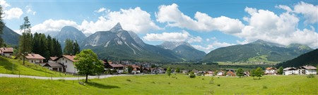 Vollmer - 46106 - Background Setting - Alpes - 4 parts - 290 x 60cm (HO Scale)