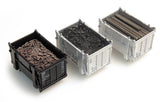 Artitec - Cargo Container Coal, Beams & Rubble - 3pc (HO Scale)