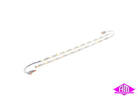 50702 - LED Lighting Strip with Taillight - 255mm - 11 LEDs - Yellow
