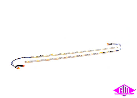 50709 - Digital LED Lighting Strip + Integrated Digital Decoder and Taillight - 255mm - 11 LEDs - Yellow