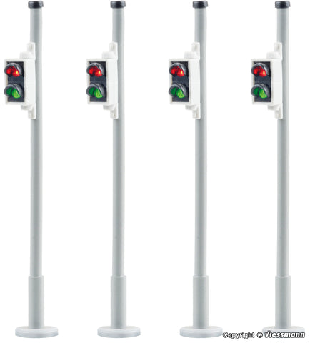 Viessmann - 5096 - Pedestrian Signal - 4 Pieces (HO Scale)