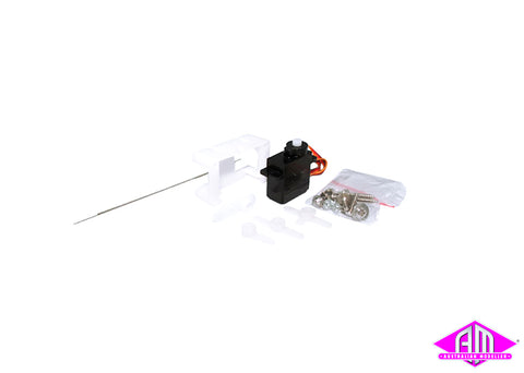 51804 - Servo Motor - Precision Mini-Servo - Micro-Controlled with Plastic Gearing + Mounting Kit