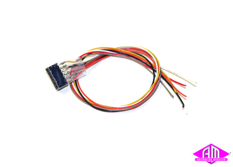 51951 - Cable Harness + 6-pin Plug According to NEM 651 - DCC Colour - Length 300mm