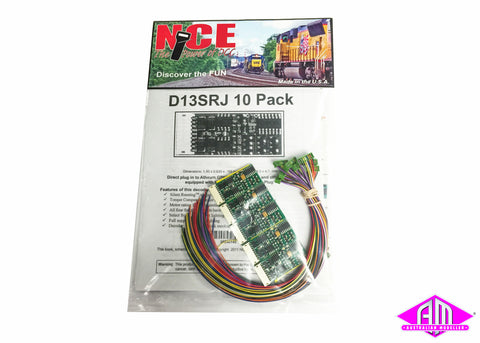NCE - D13SRJ Decoder 10 Pack