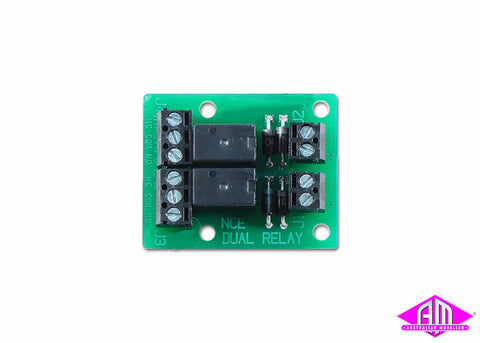 NCE - Dual Relay SPDT DPDT for DCC Switch-It and Switch8 Accessory Decoders