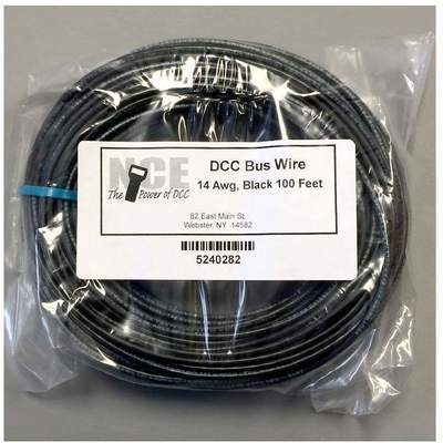 524-282 - DCC Main Bus Wire - Black - 30m