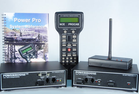 524-7 - Powerhouse Pro - 10 Amp Wireless DCC System Starter Set w/RB01