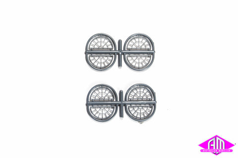 GRL-5262 13 Pane Half Rund Window