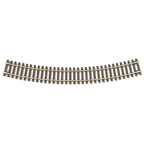 Atlas - Curves, 18" Radius 6pc, Code 83, HO Scale