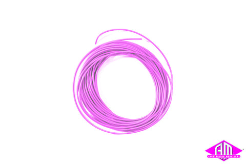 53910 - Super Thin Cable - 0.5mm Diameter - AWG36 - 10m Bundle - Pink