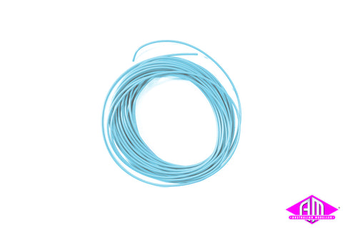 53911 - Super Thin Cable - 0.5mm Diameter - AWG36 - 10m Bundle - Turquoise