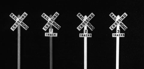 541-1017 - Crossbucks - 4pc (HO Scale)