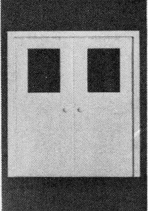 541-1111 - Double Door w/Window (HO Scale)