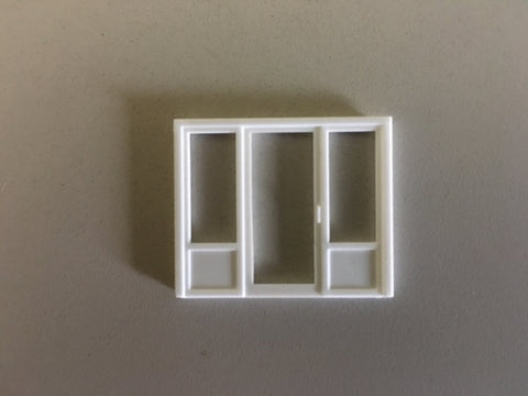 541-1115 - 2 Window & Center Door Combo (HO Scale)