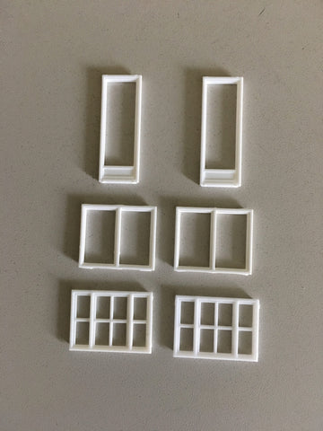 541-1201 - Assorted Windows (HO Scale)