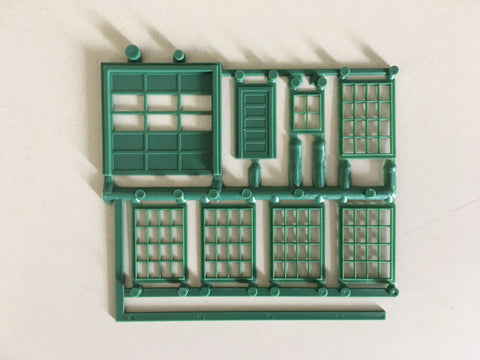 541-3000 - Machine Shop Doors & Windows (HO Scale)
