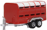 553-NFARM004 - Livestock Trailer - Red (N Scale)